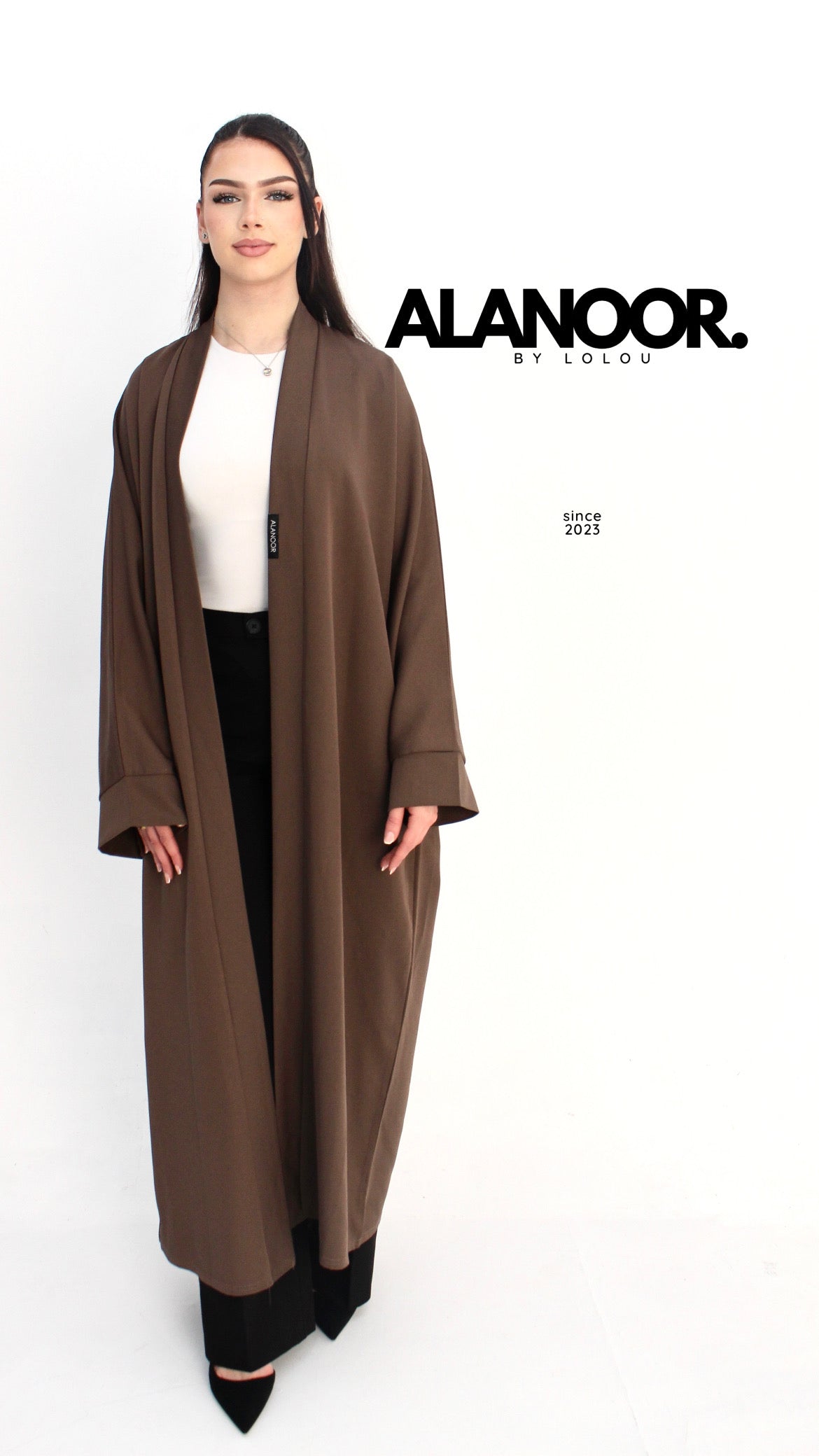 Kimono Largo Marrón