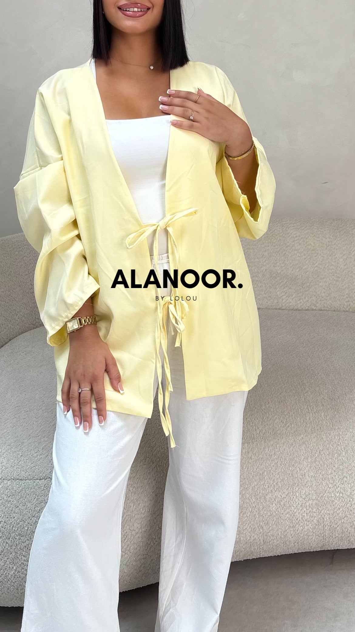 Blusa Lazos amarillo