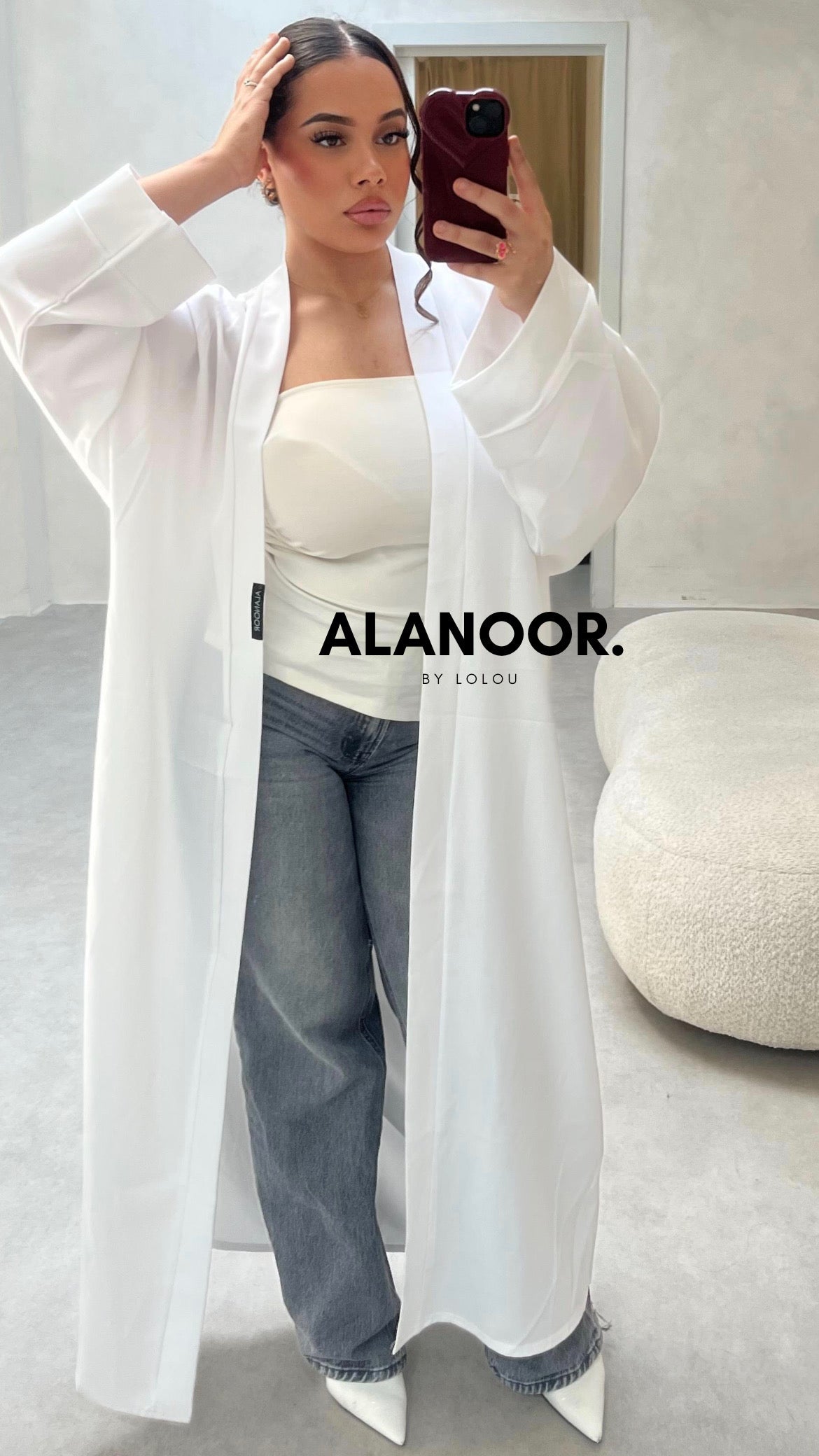 Kimono Largo Blanco