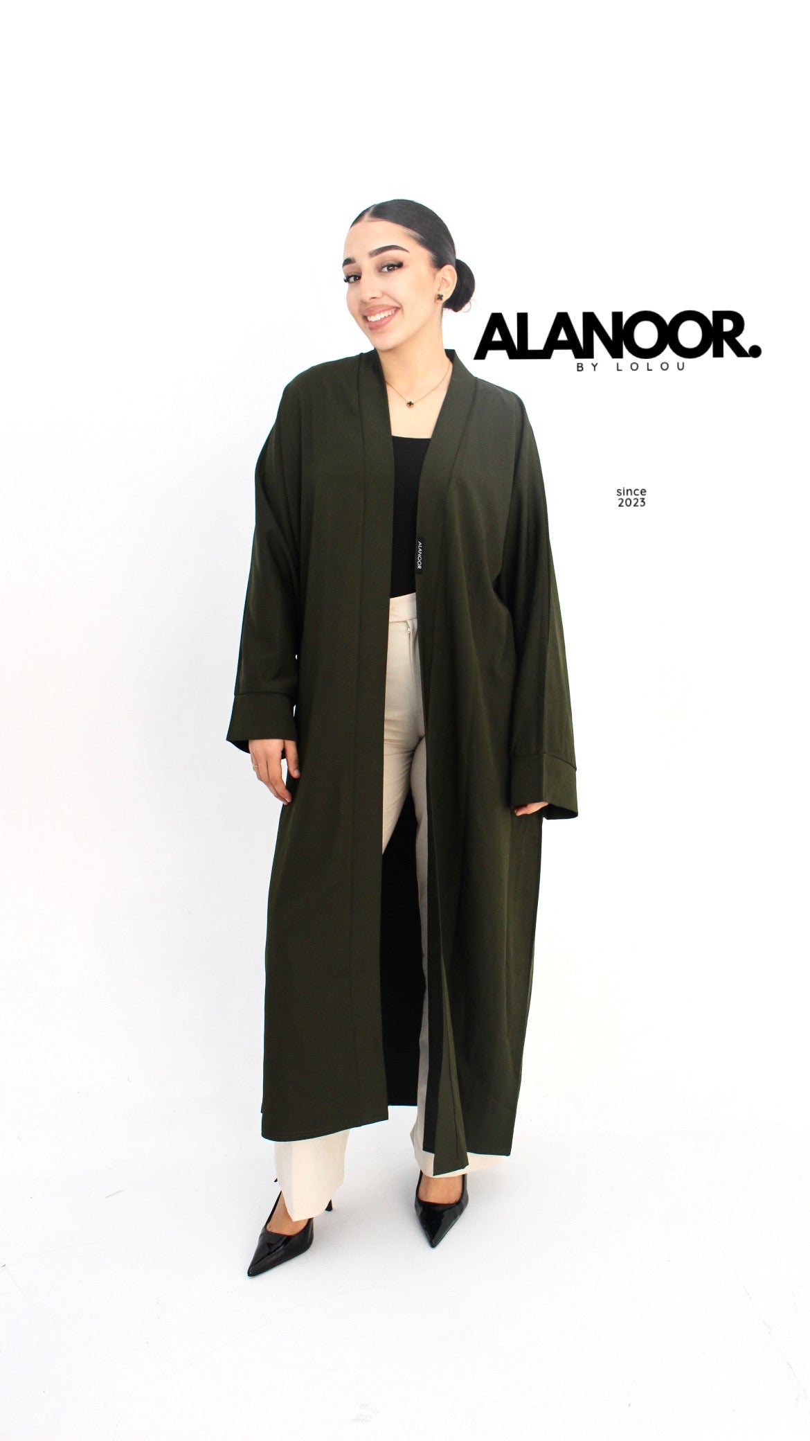 Kimono Largo verde