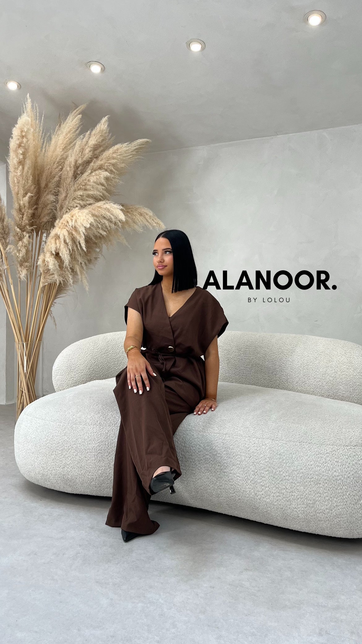 Conjunto cruzado Marrón