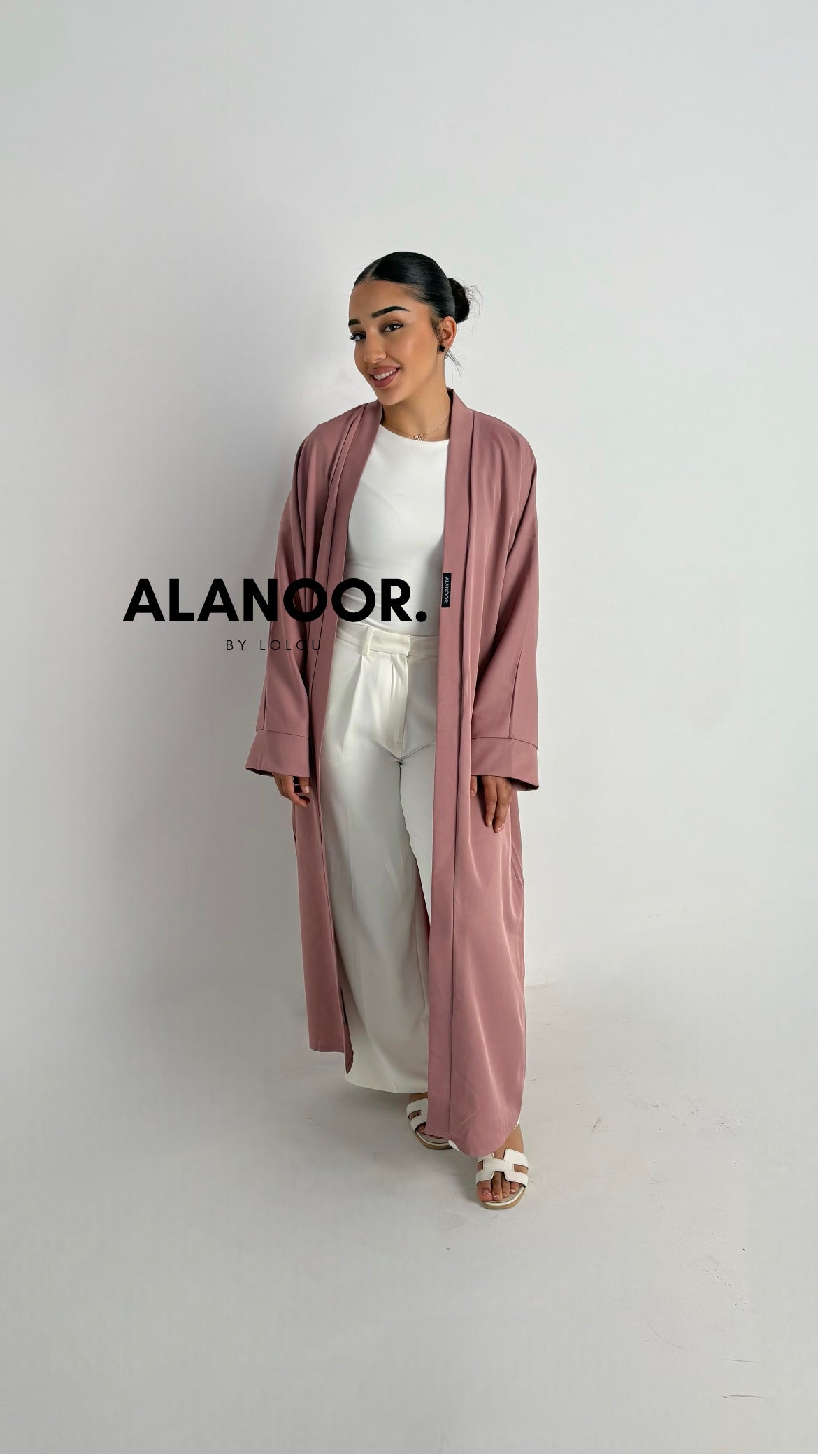 Kimono Largo Rosa