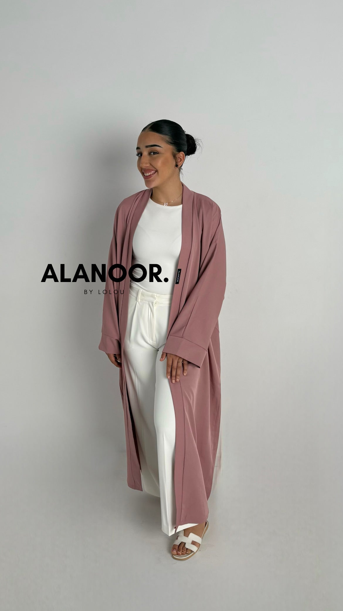 Kimono Largo Rosa