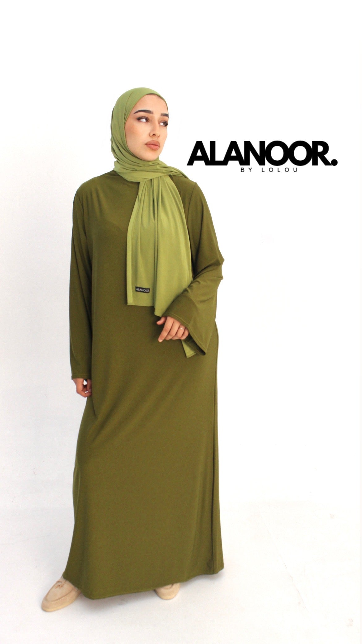 ABAYA JERSEY VERDE OLIVA