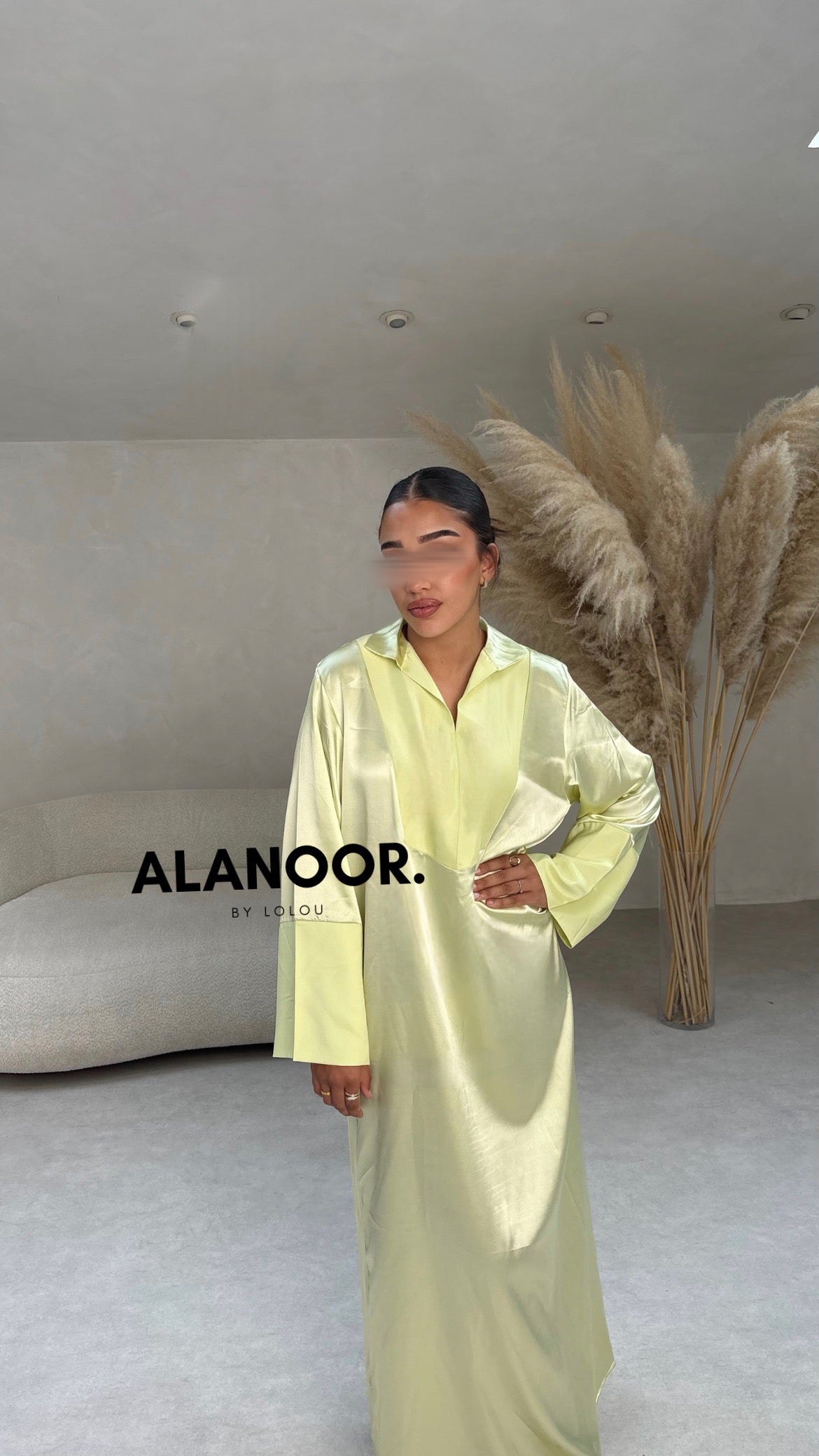Vestido satinado LIMA