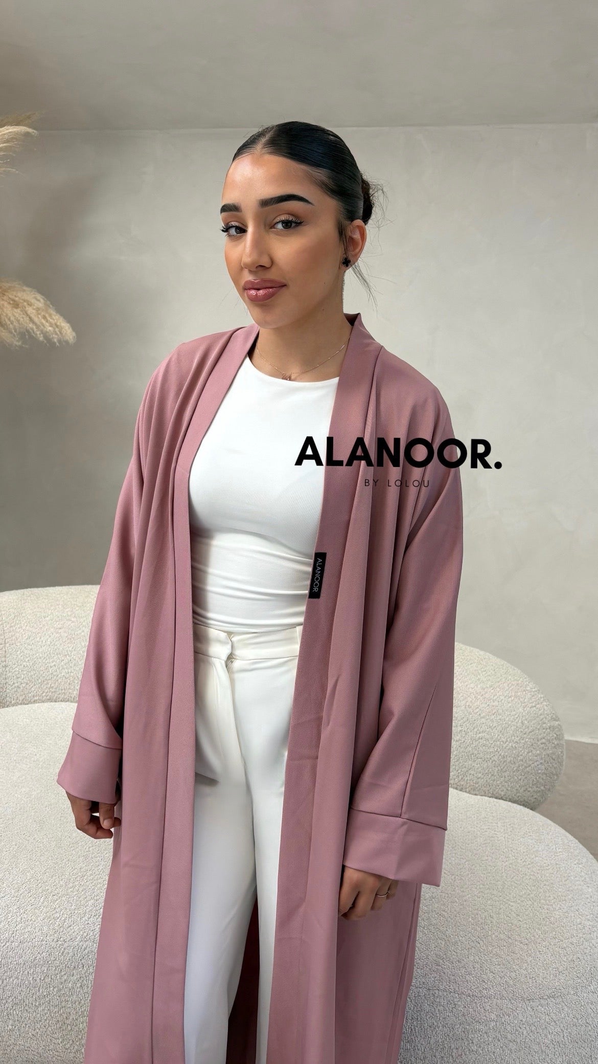 Kimono Largo Rosa