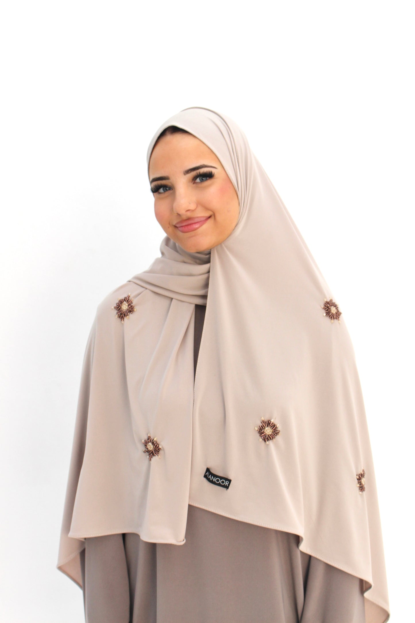 Hijab Jersey Premium Beige claro