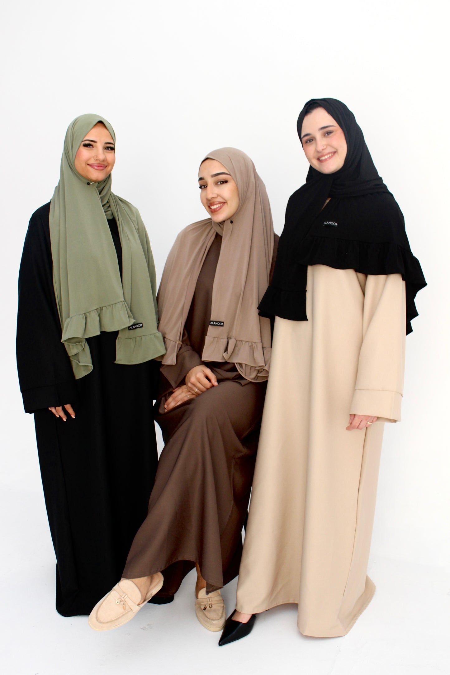 ABAYA QAMAR NEGRO