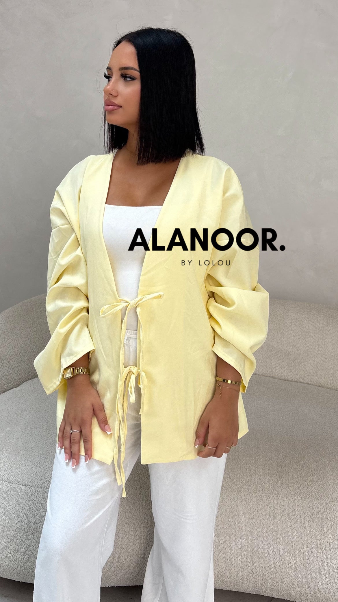 Blusa Lazos amarillo