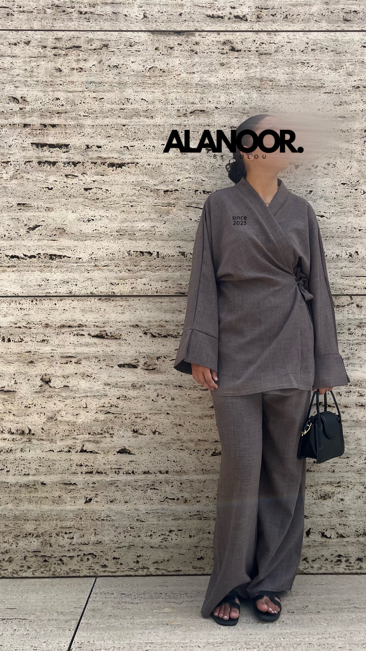 Conjunto Tokyo gris perla