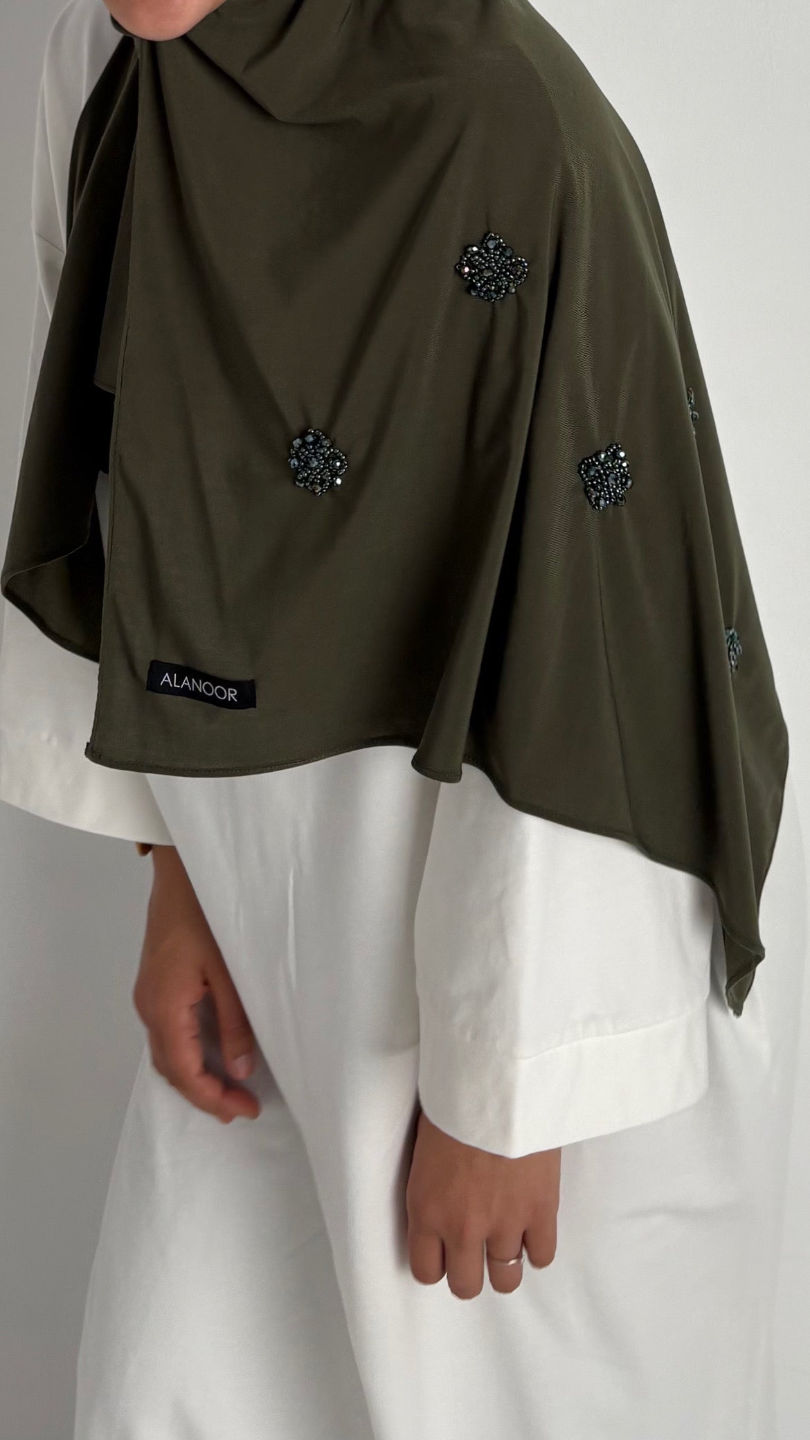 Hijab Jersey premium verde