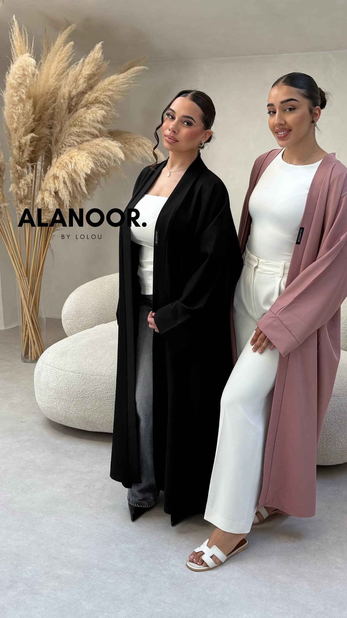 Kimono largo Negro