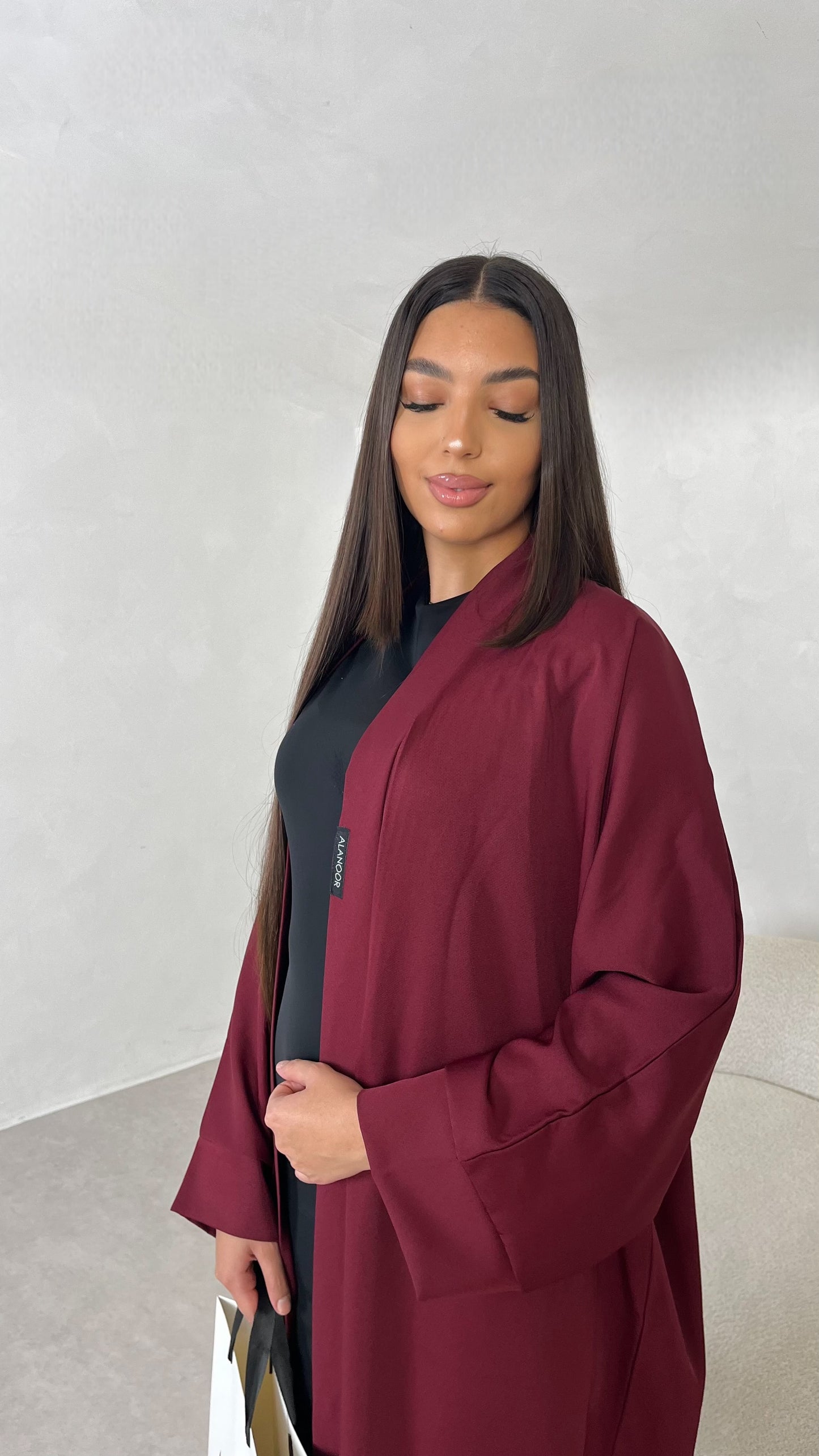 Kimono Largo Granate