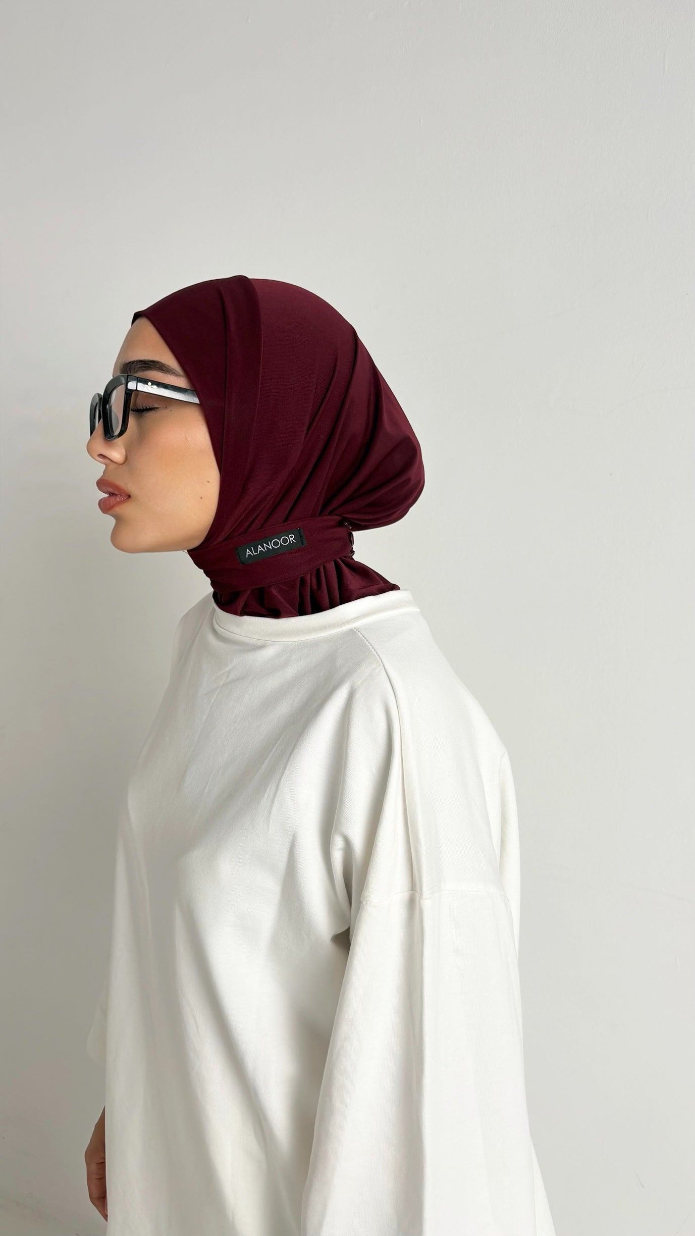 Hijab Instant ALANOOR GRANATE