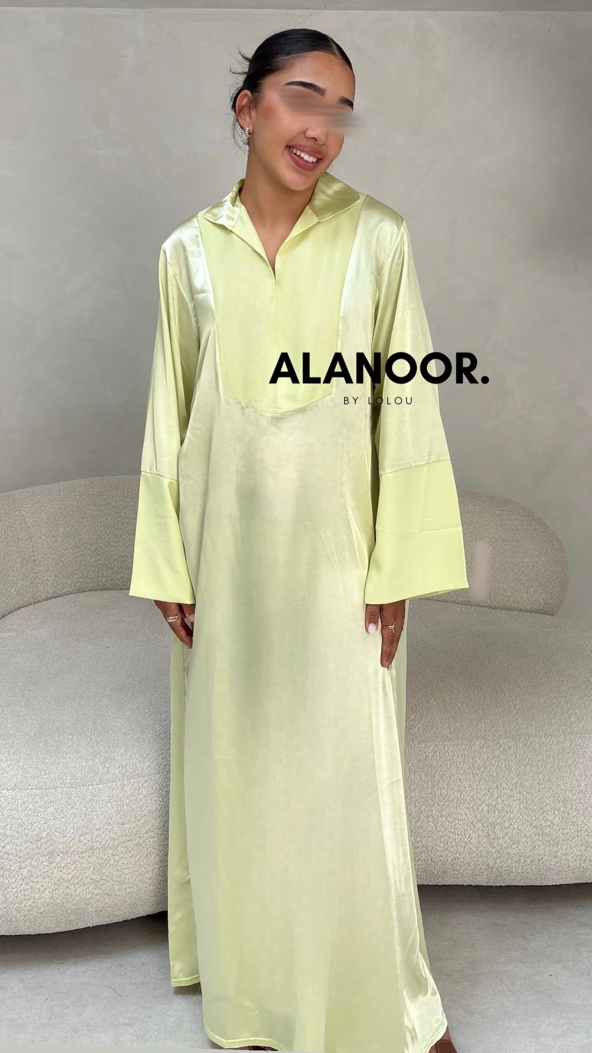 Vestido satinado LIMA