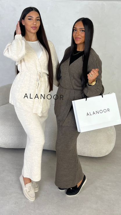 CONJUNTO CRUZADO BEIGE