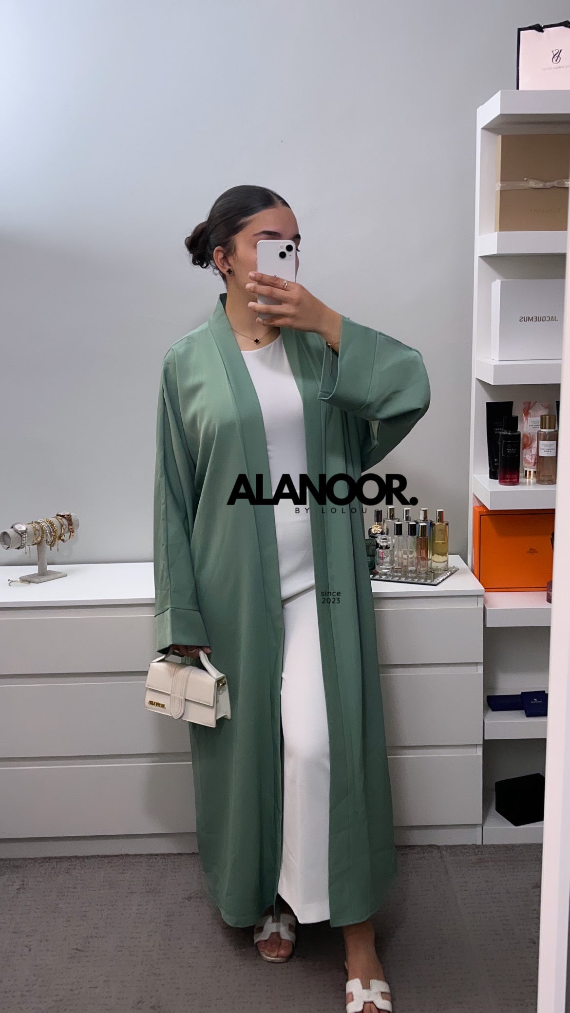 Kimono Gio verde agua