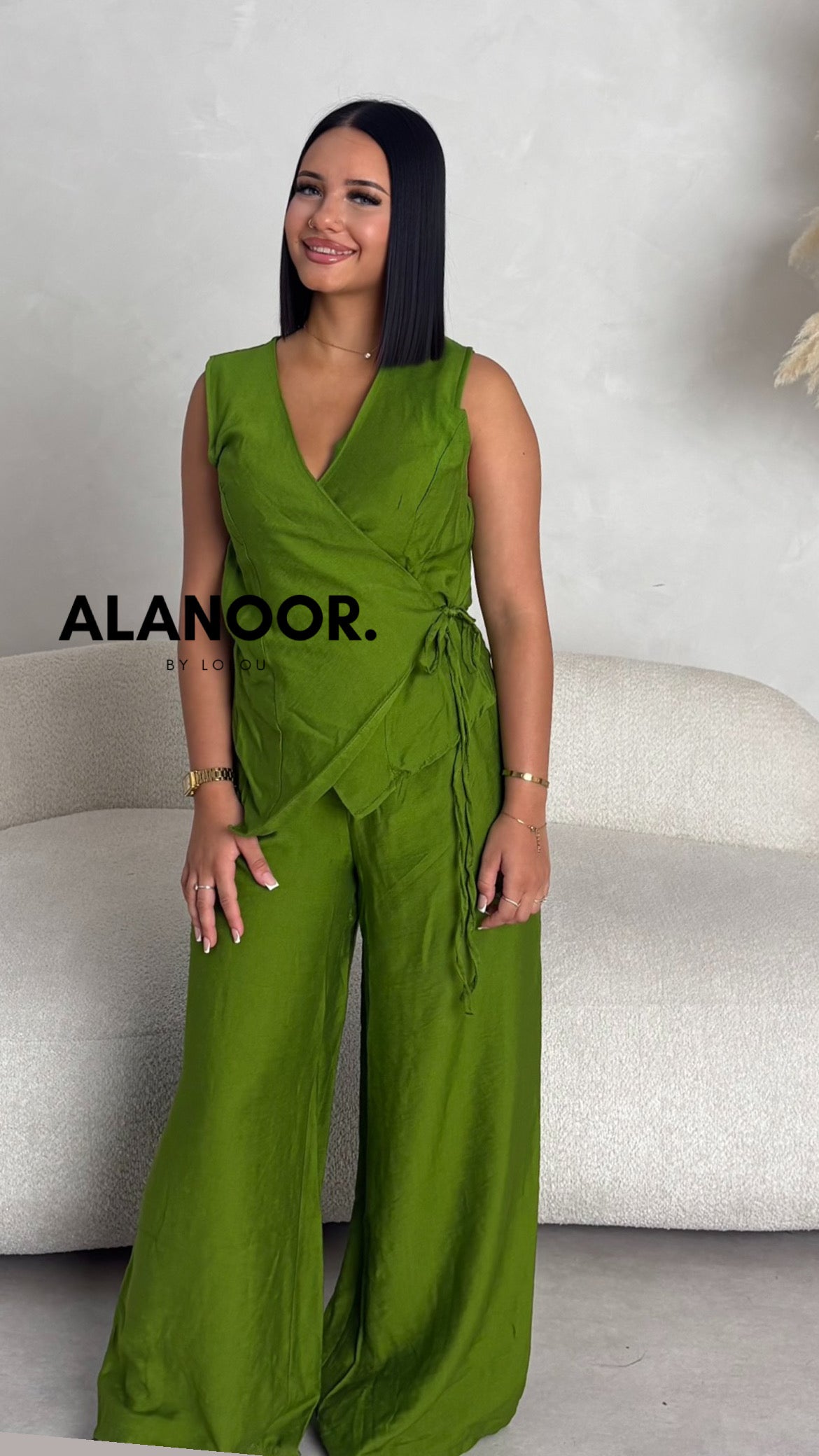 Conjunto Yasmine verde