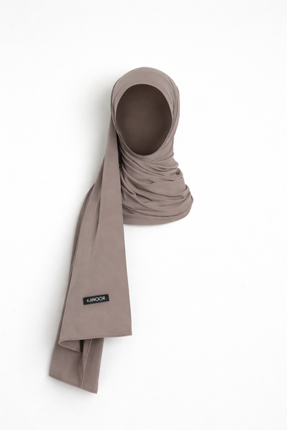 Hijab jersey premium TAUPE