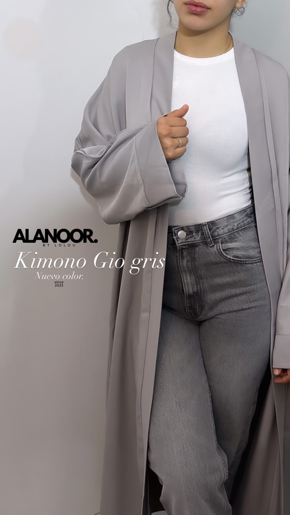 Kimono Gio gris