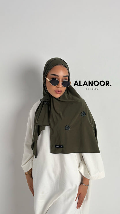 Hijab Jersey premium verde