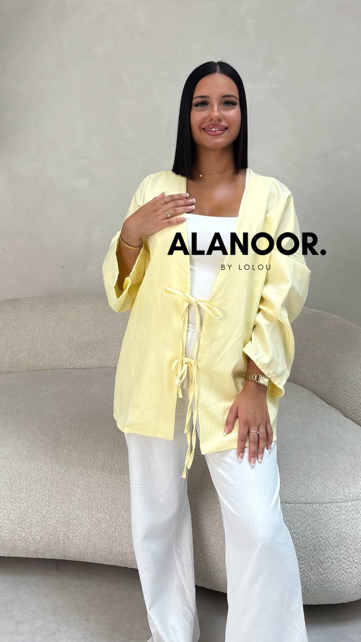 Blusa Lazos amarillo