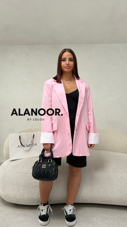 BLAZER OVERSIZE ROSA