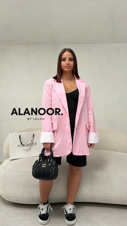 BLAZER OVERSIZE ROSA