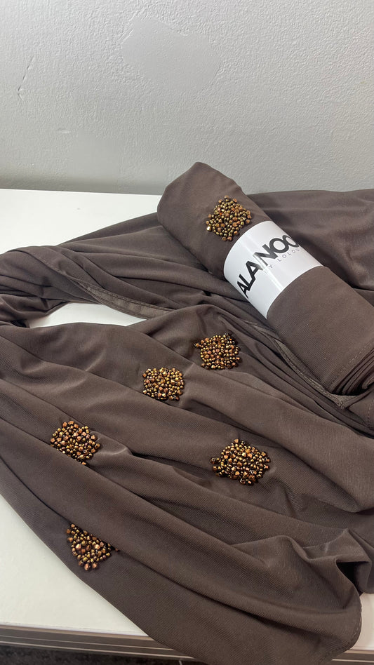 Hijab Jersey premium MARRÓN TIERRA