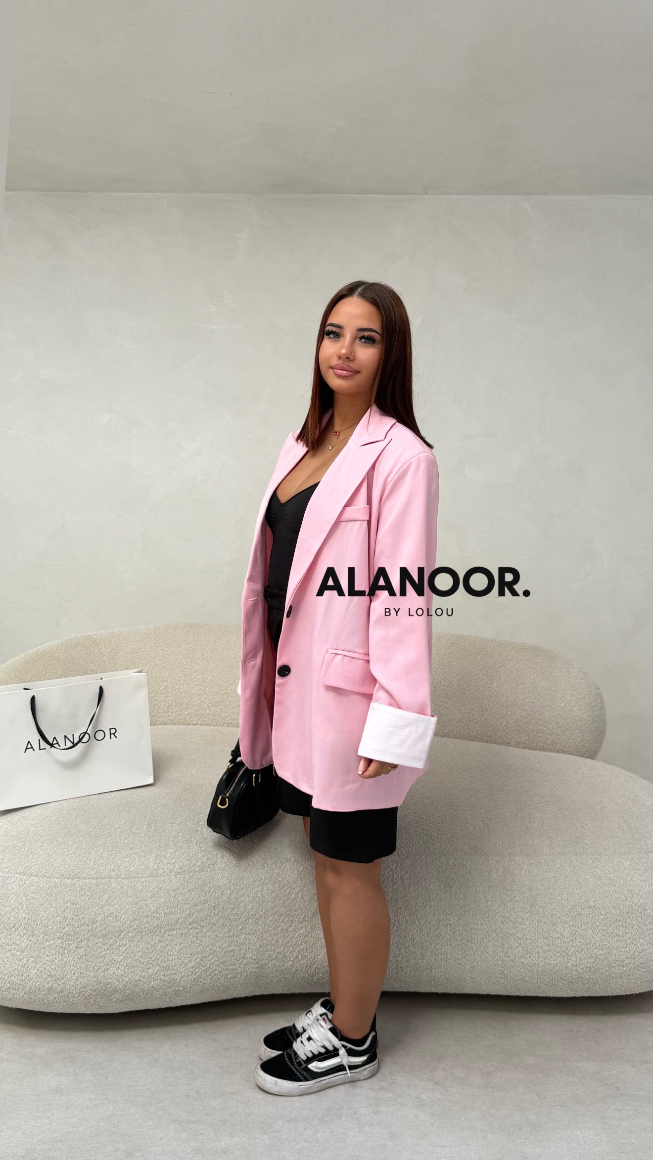 BLAZER OVERSIZE ROSA