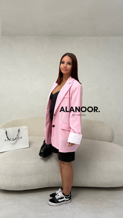 BLAZER OVERSIZE ROSA
