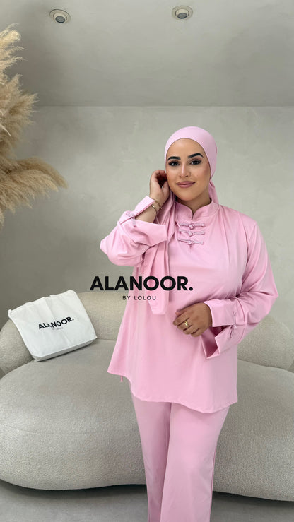 Burkini 3 piezas rosa