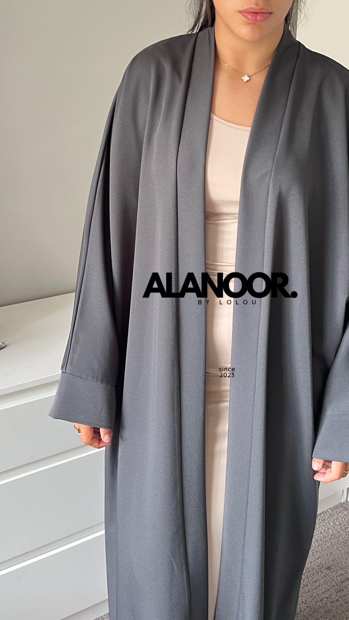 Kimono Gio gris oscuro