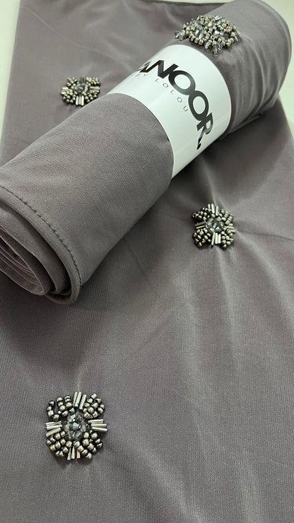 Hijab Jersey premium Gris claro