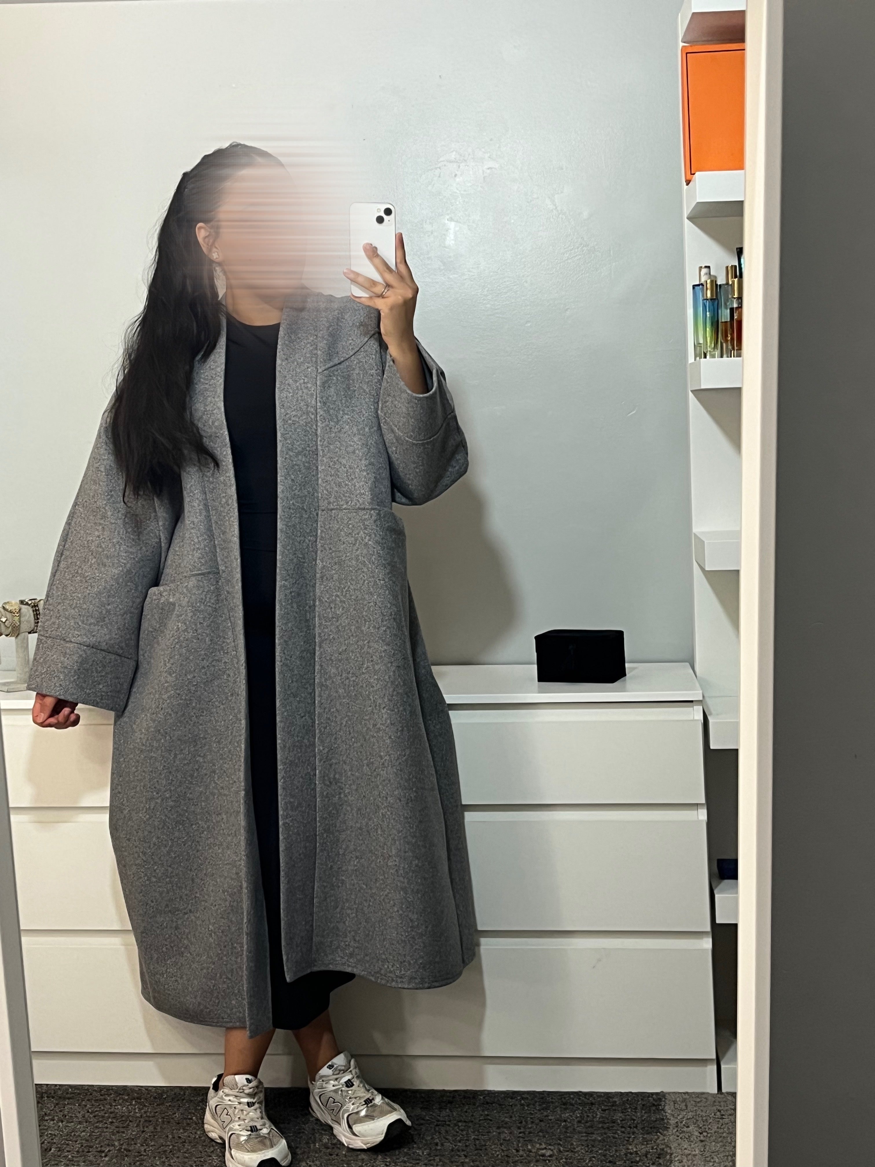 Abrigo Kimono Tokyo Gris