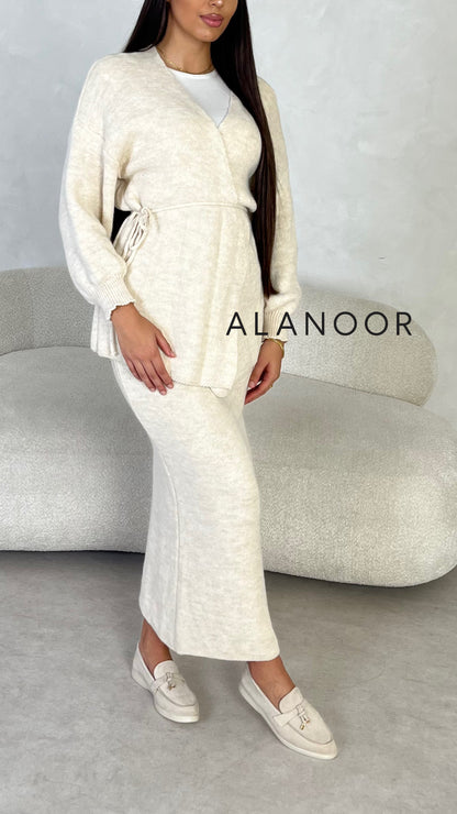 CONJUNTO CRUZADO BEIGE