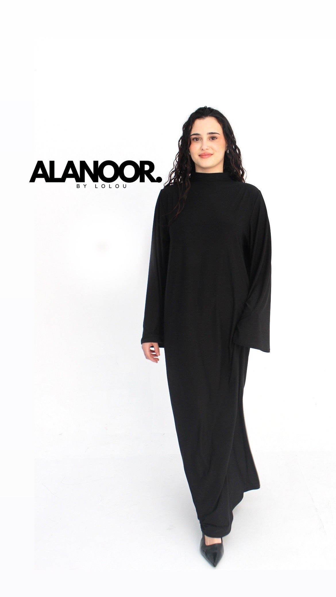 ABAYA JERSEY NEGRO