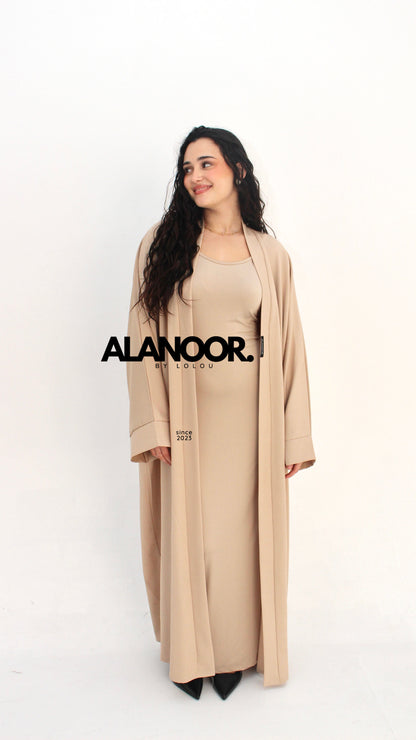 Kimono Largo Beige