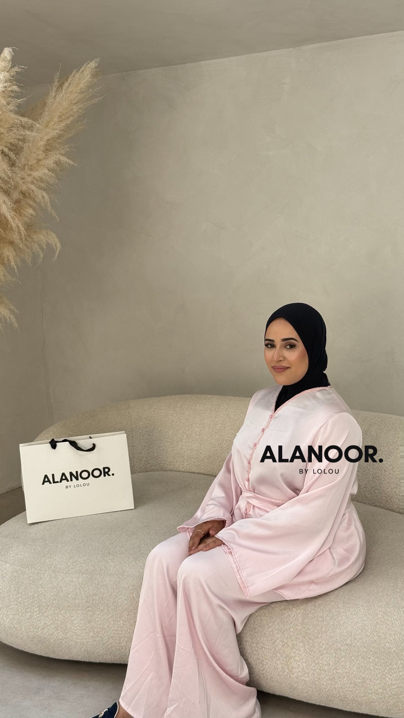 Conjunto Satinado Jabador  rosa