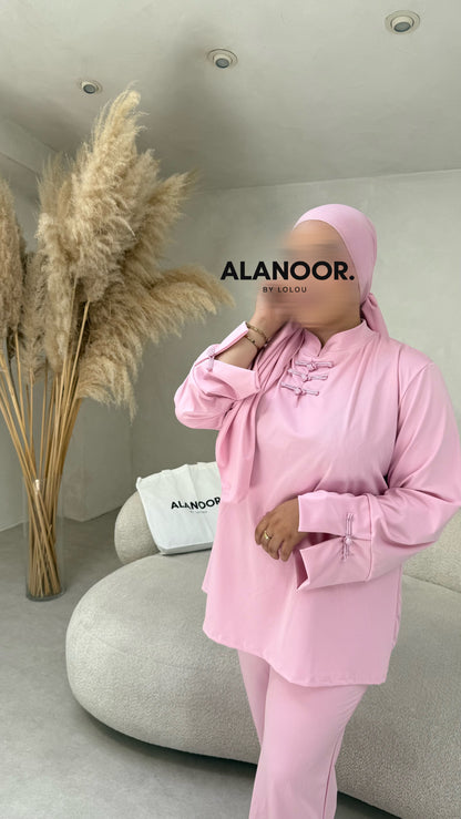 Burkini 3 piezas rosa