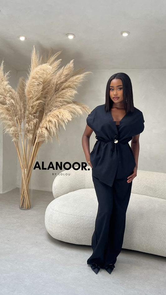 Conjunto cruzado Negro