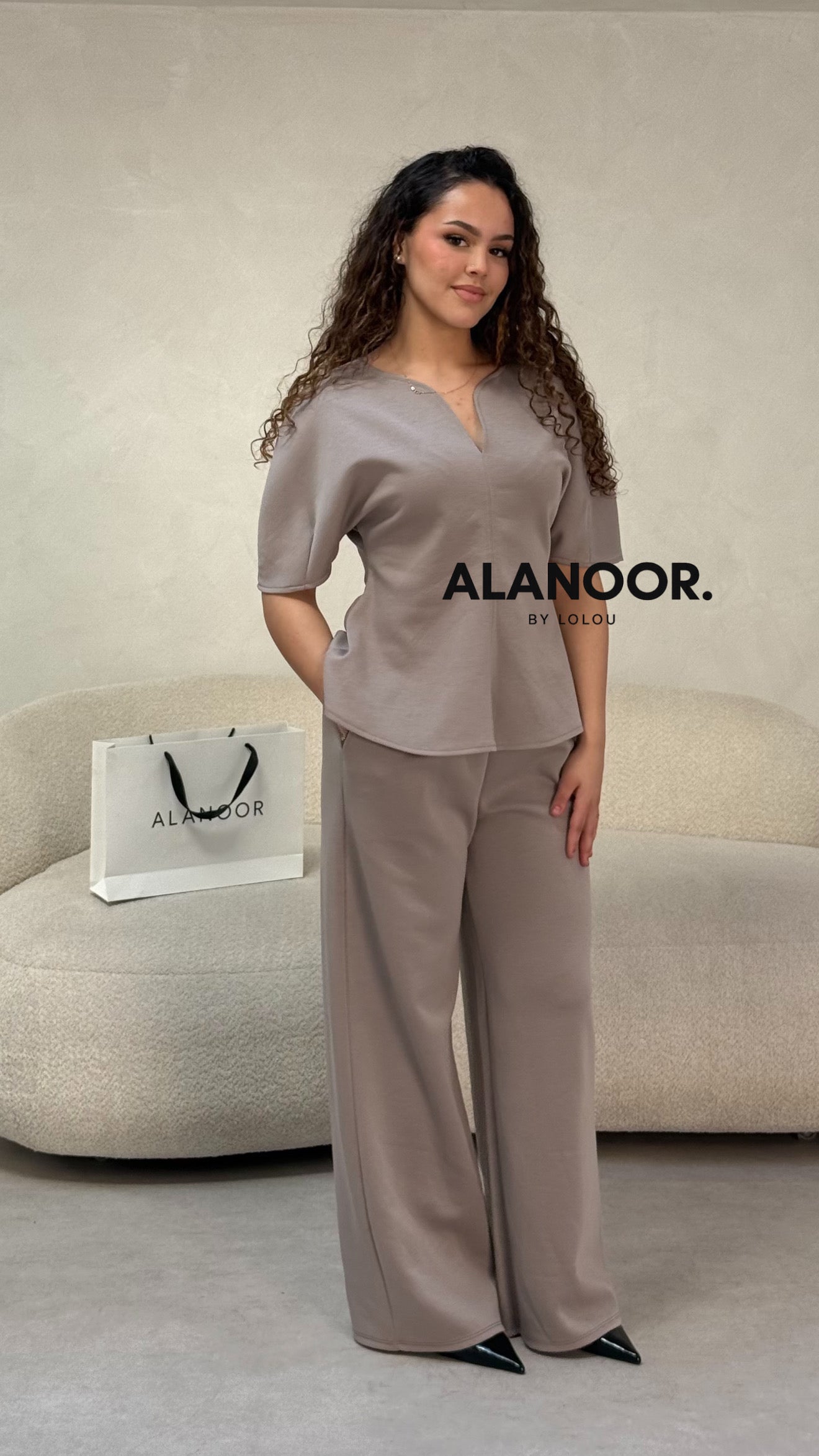 Conjunto Miss Taupe