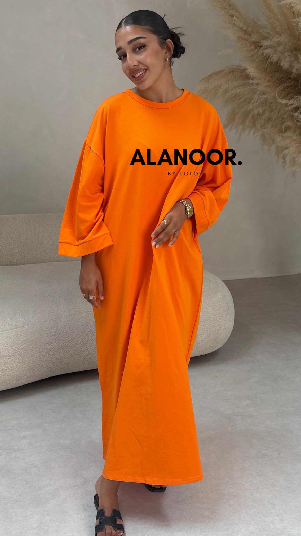 Vestido Liyana NARANJA