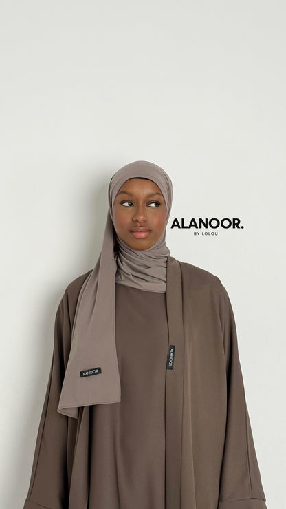 Hijab jersey premium TAUPE