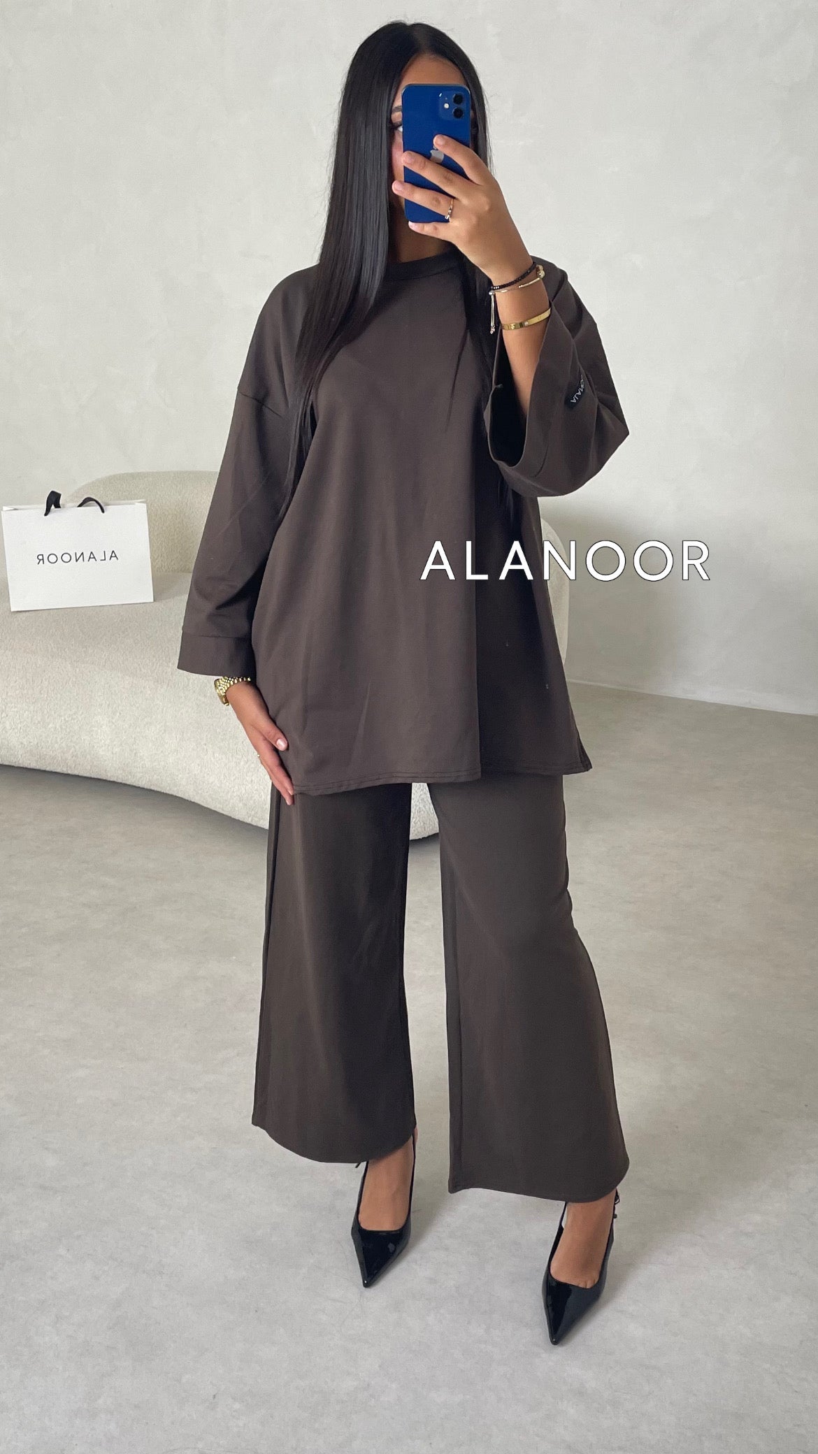 CONJUNTO OVERSIZE MARRÓN