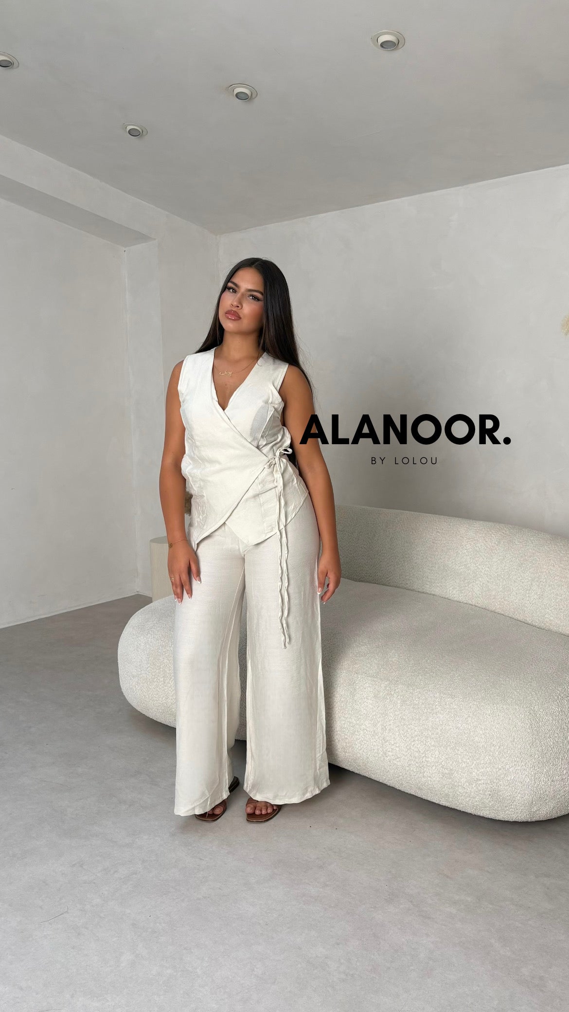 Conjunto Yasmine beige