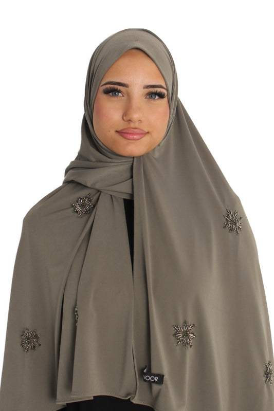 Hijab Jersey Premium Grey