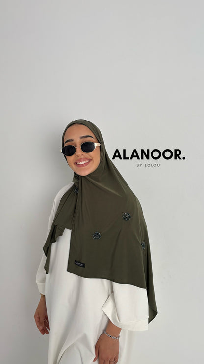 Hijab Jersey premium verde