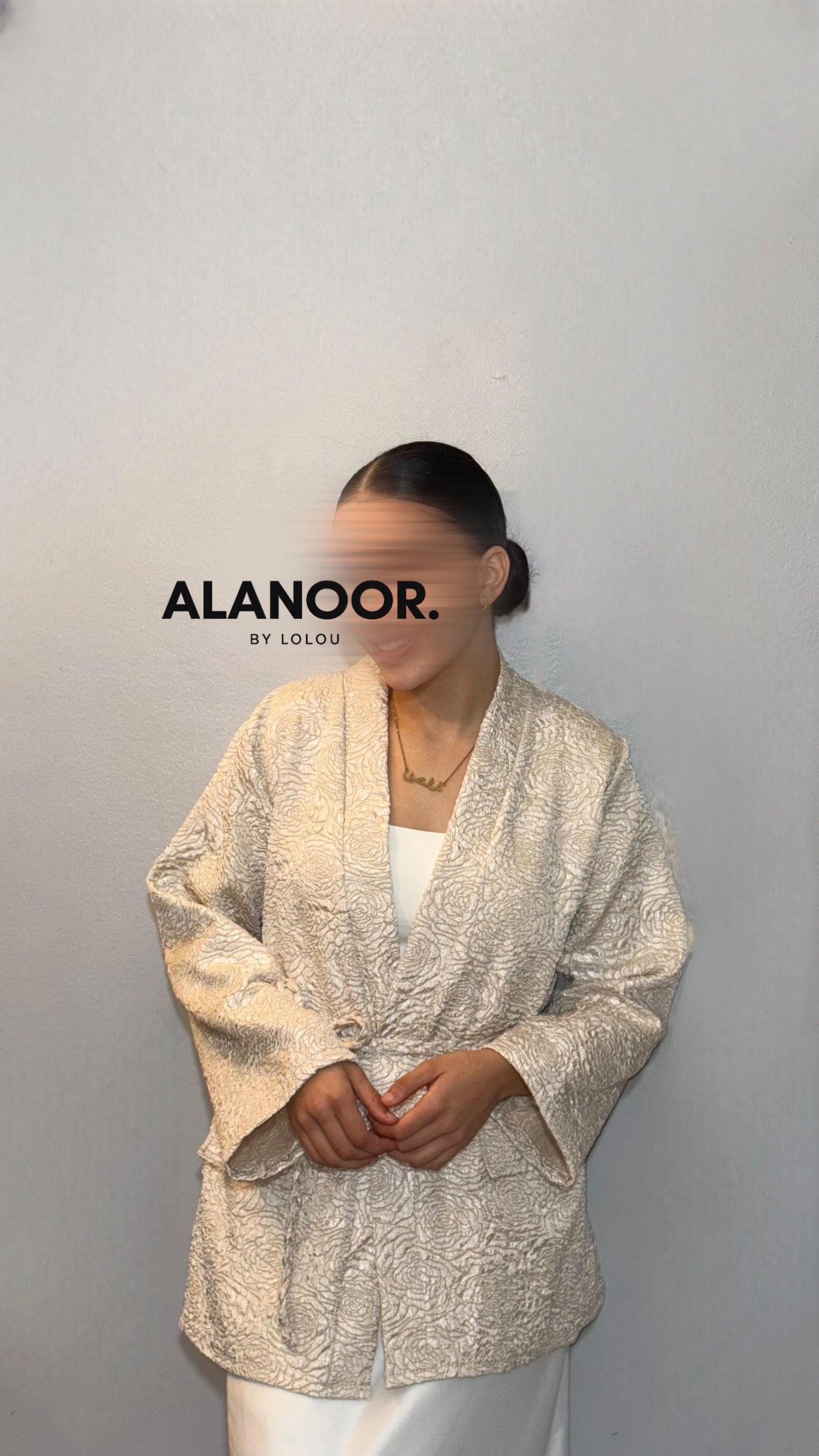 Kimono jabador Beige