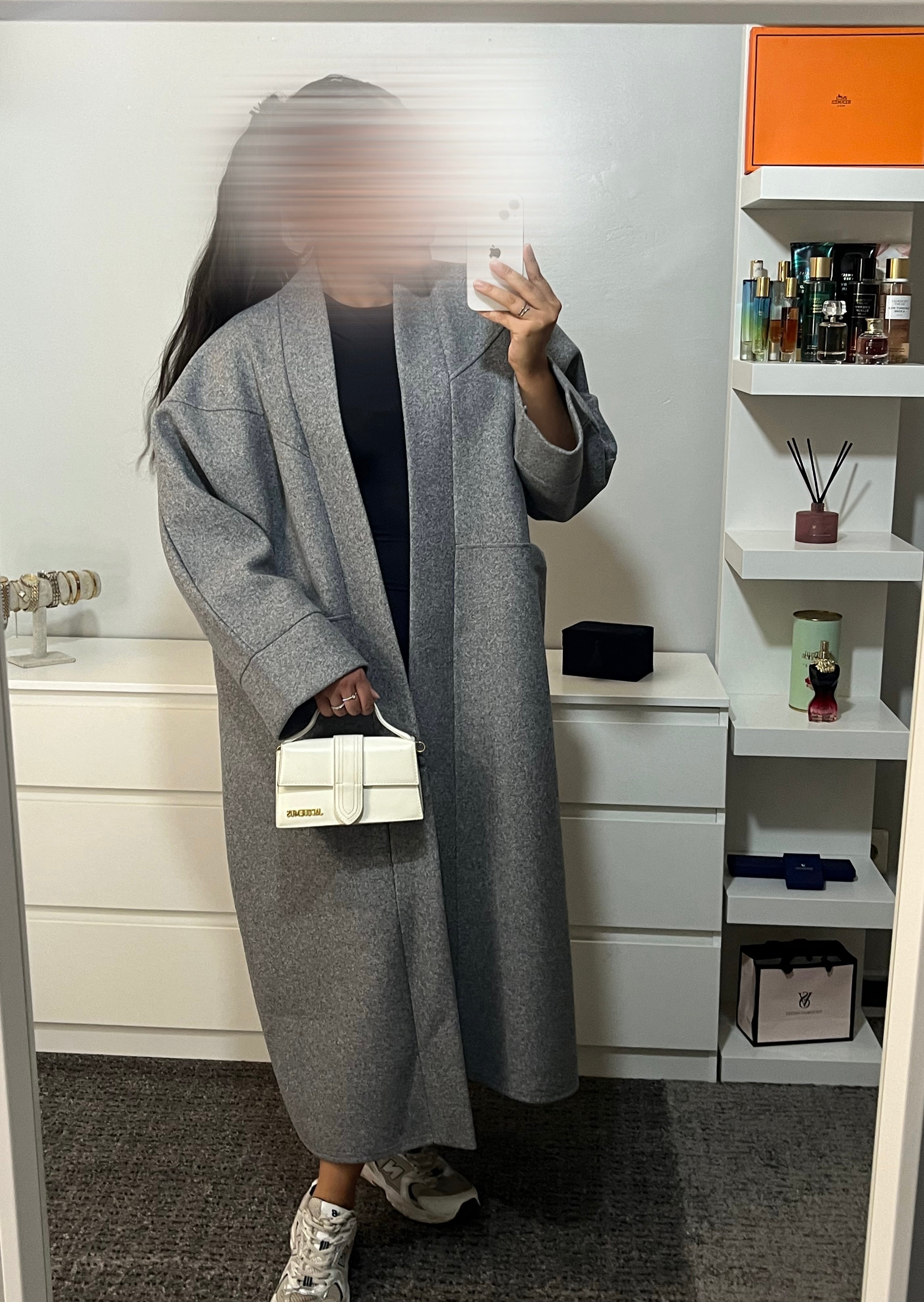 Abrigo Kimono Tokyo Gris